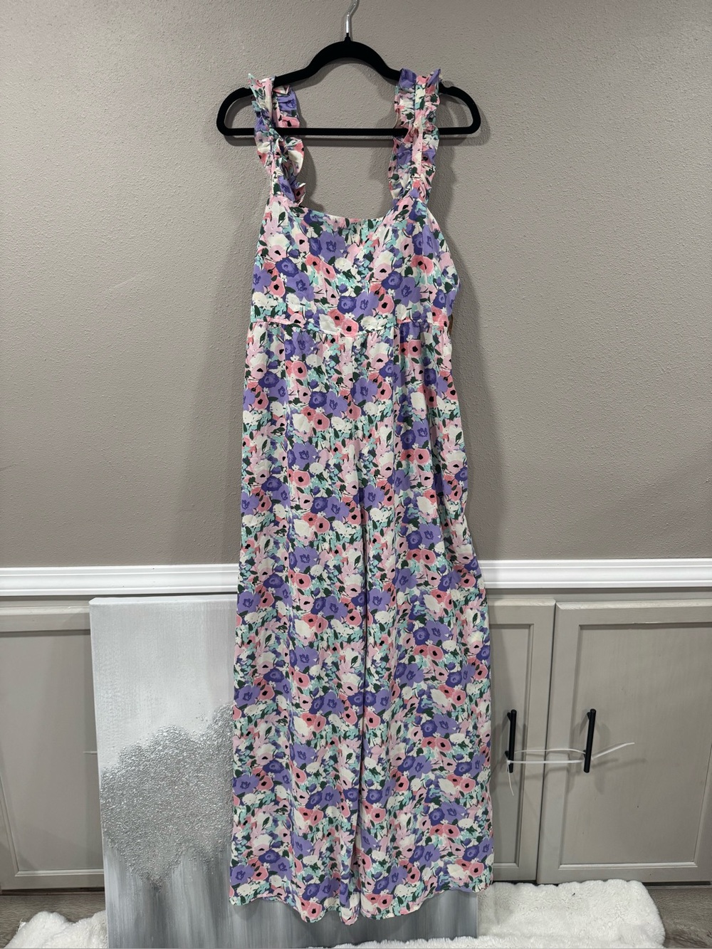 NWT Kori Plus Floral Wide Leg Jumpsuit - Picture 2 of 8